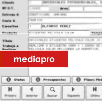 MediaPro, gestión integral Agencias Publicidad Estudios Diseño Macintosh OSX y Windows
